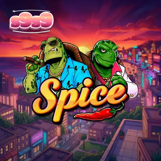 Tampilan layar permainan slot Spice dengan tema penyu dan fitur grid 6x6
